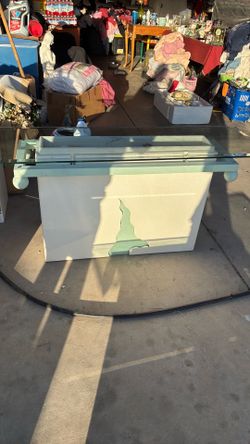 Glass table top