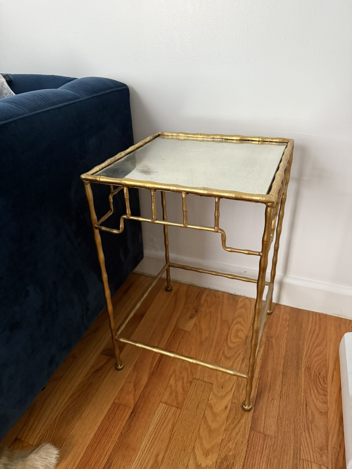 Antique Gold Side Table