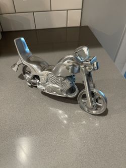 All Aluminum Motorcycle / Chopper In Excellent Shape - Great Addition To Your Collection.  Wheels Do Spin