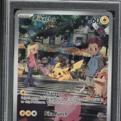 Pikachu 151 IR PSA 10