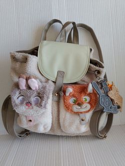Judy Hopps and Nick Wilde Polar Fleece Backpack - Zootropolis 2 Disney Store