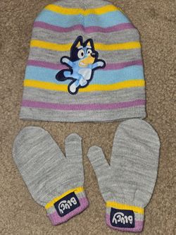 Bluey beanie & gloves