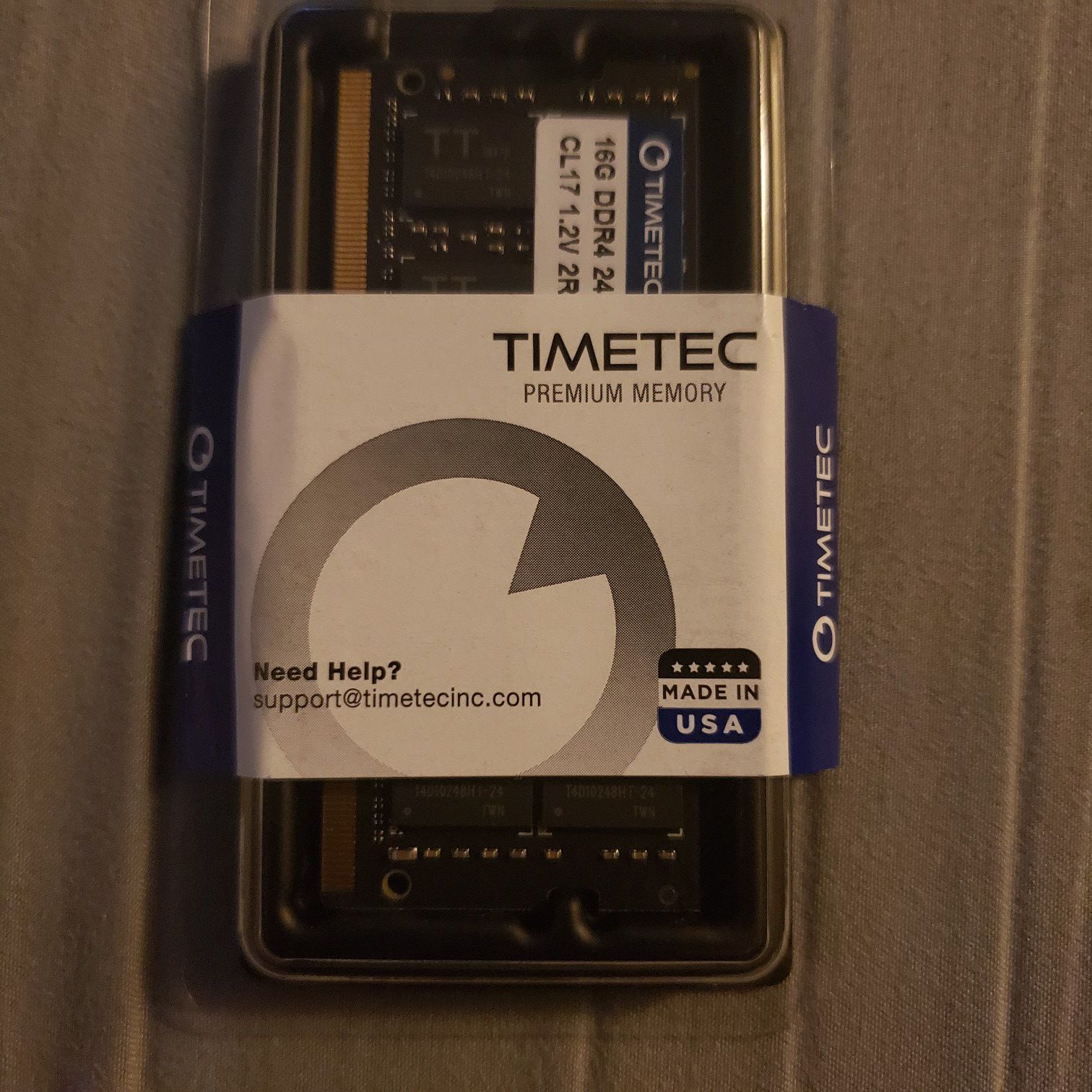 Timetec Hynix IC 16GB DDR4 2400MHz PC4-19200 Non ECC Unbuffered 1.2V CL17 2Rx8 Dual Rank 260 Pin SODIMM