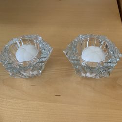 Crystal Votive Candle Set