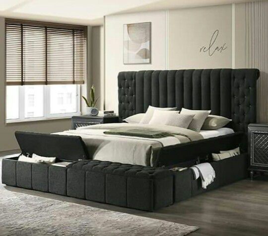 Queen Storage Bed Frame, Furniture Sectional Avail 