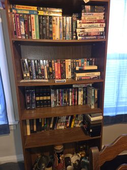 VHS tapes and dvd