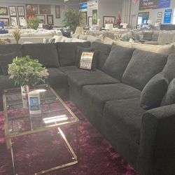 MEMORIAL DAY STARTS NOW💜❗️ black customizable sectional 🖤☺️ $1,699