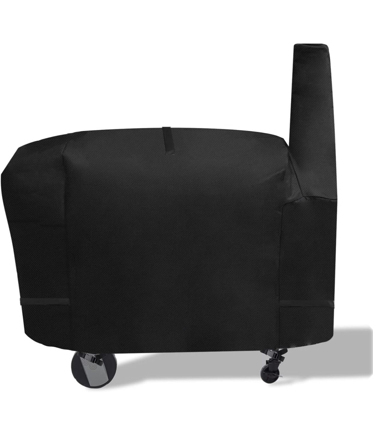 Grill Cover Compatible for Wood Pellet Grill and Smoker Full Length Barbecue Grill Cover All Weather Protection Black 62" Lx22 Wx41 H