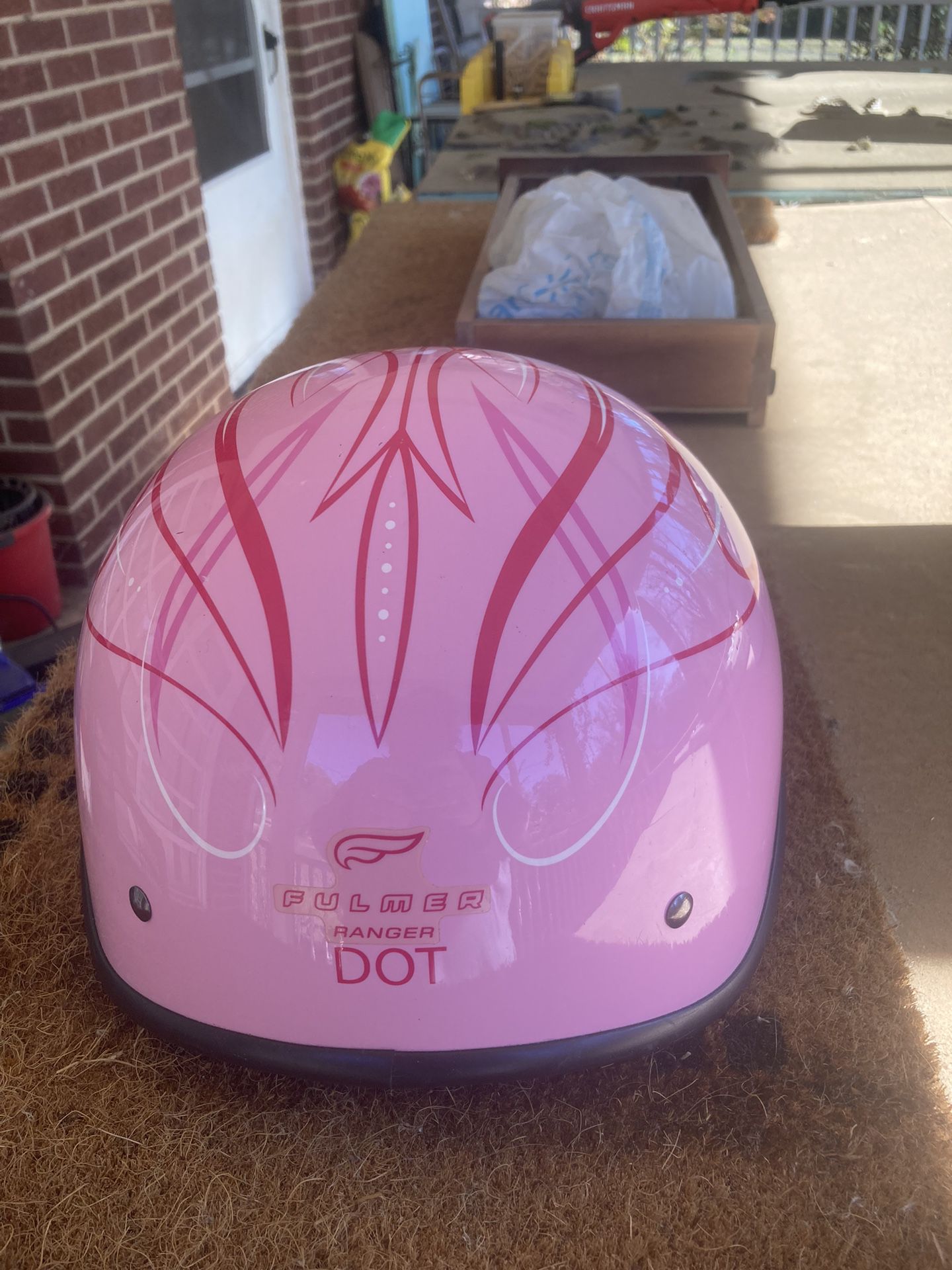 Fulmer Ranger Motorcycle  Pink Motorcycle Helmet