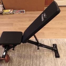 Flybird Adjustable Weight Bench , 800lb Workout Bench Foldable