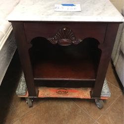 Victorian Marble End Table