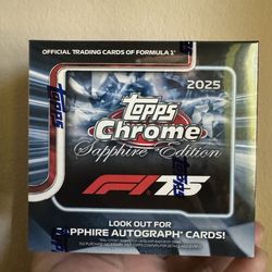 2025 F1 Topps Chome Sapphire Edition