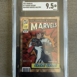 Shohei Ohtani 2022 Donruss Diamond Marvels /999 SGC 9.5 