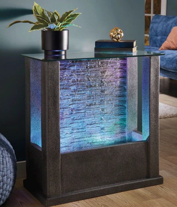 Fauxstone Fountain Table 