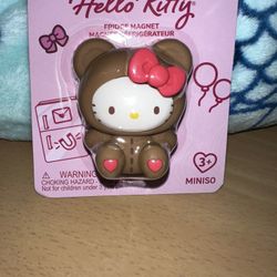 Hello Kitty VDay Bear Magnet 
