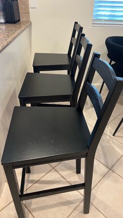 IKEA HÄGERNÄS Counter Height Bar Stools – Set of 3