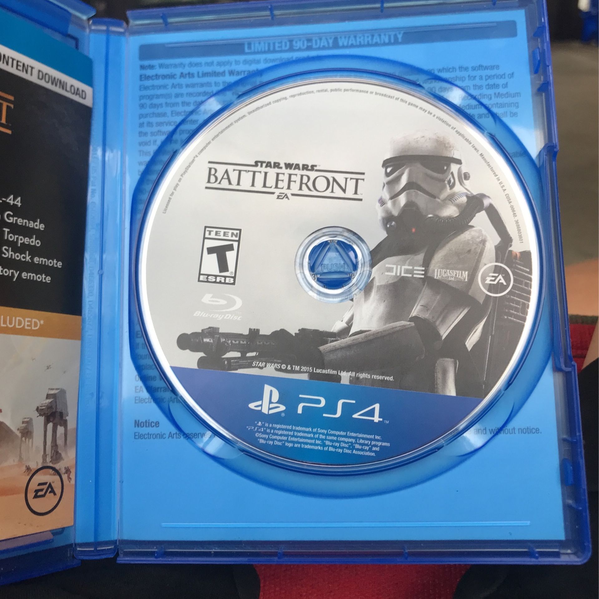 5 Pack Ps4 Games- Battlefront Deluxe Edition, Battlefront 2, Madden 18, Monster Hunter World, Cars 3 Driven 2 Win