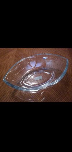 NEW Mikasa Elite Decorative Crystal Bowl - NUEVA sopera de cristal decorativa Mikasa