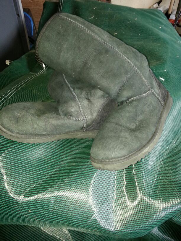 Black ugg boots tall 8