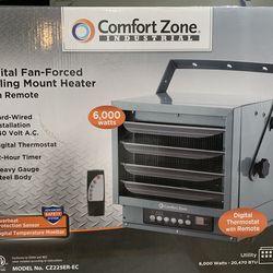 Comfort Zone Shop/garage heater