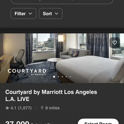 Selling Night @ Marriott Hotel for Tonight 4/7-4/8