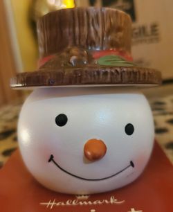 Hallmark Christmas Salt And Pepper Christmas Snowman New