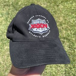 Rams Vintage 2000’s Super Bowl SnapBack Hat Logo Athletic black corduroy 