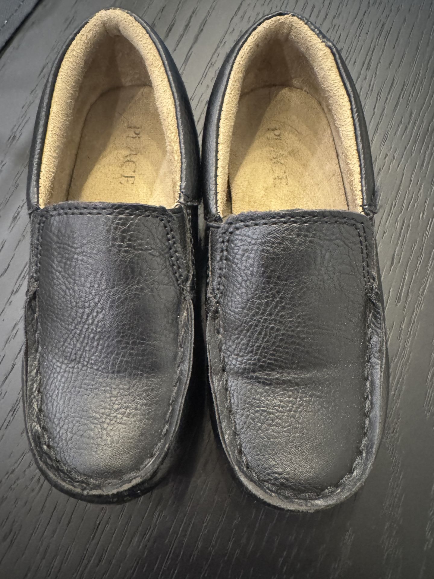 Boys Black Leather Shoes