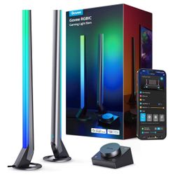 Govee RGBIC Gaming Light Bars H6047 with Smart Controller, Wi-Fi Smart LED Gaming Lights with Music Modes and 60+ Scene Modes Built