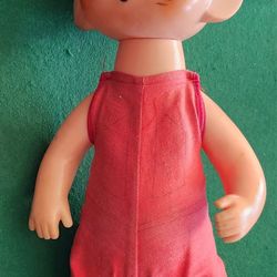 VINTAGE 1958 DENNIS THE MENACE Vinyl Rubber Toy Doll Figure The Hall Syndicate