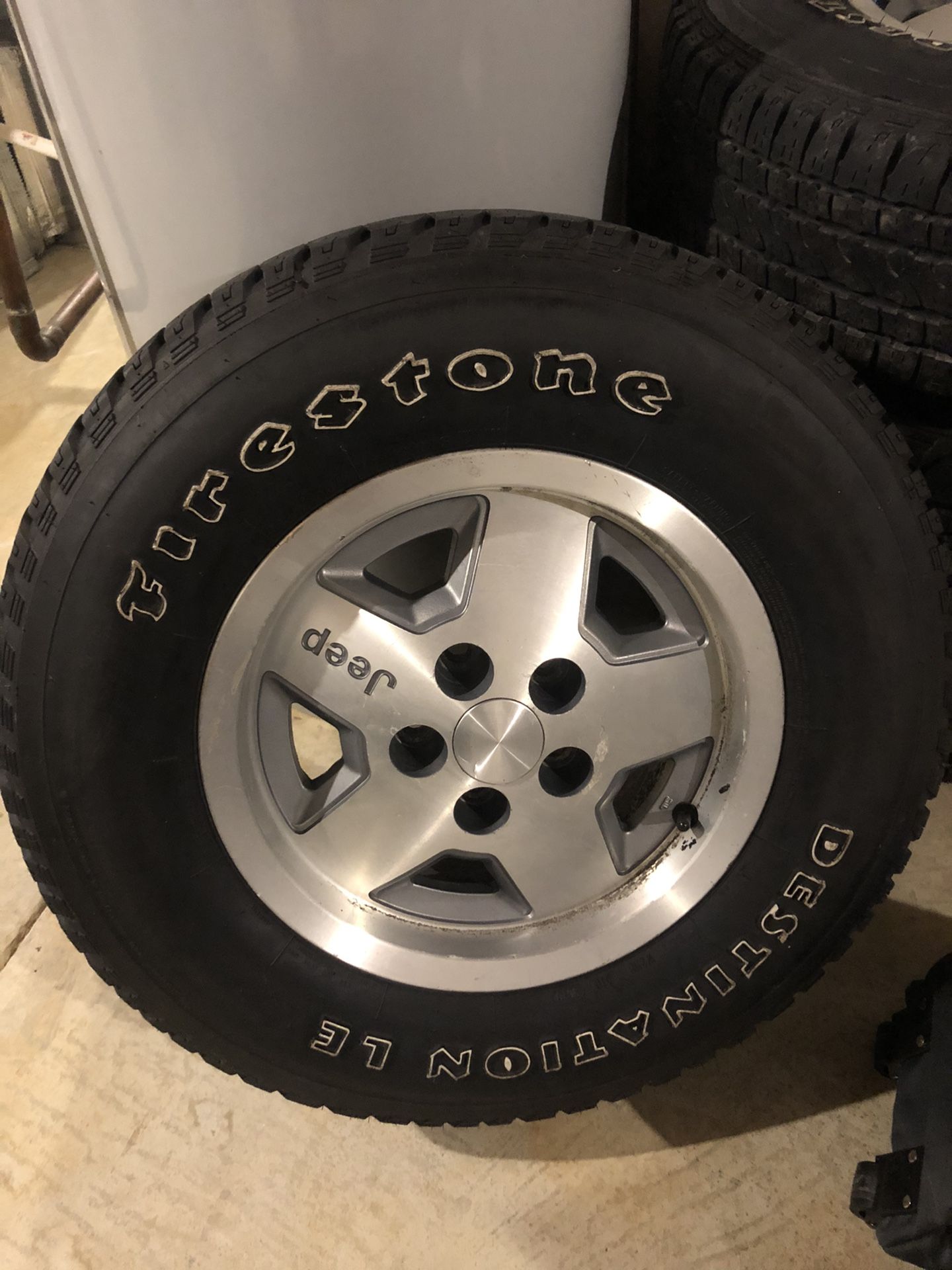 Wrangler TJ wheels and tires
