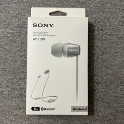 Sony - Silver/Gray WIC100 Wireless In-ear Headphones