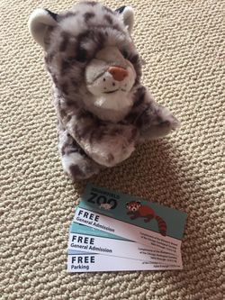 Free Zoo Tickets with purchase of stuffed animal