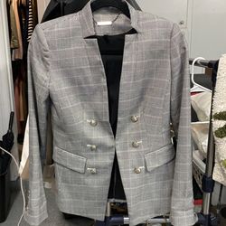 Plaid Blazer Size 2
