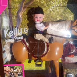 KELLY & PONY GIFT SET BARBIE DOLL