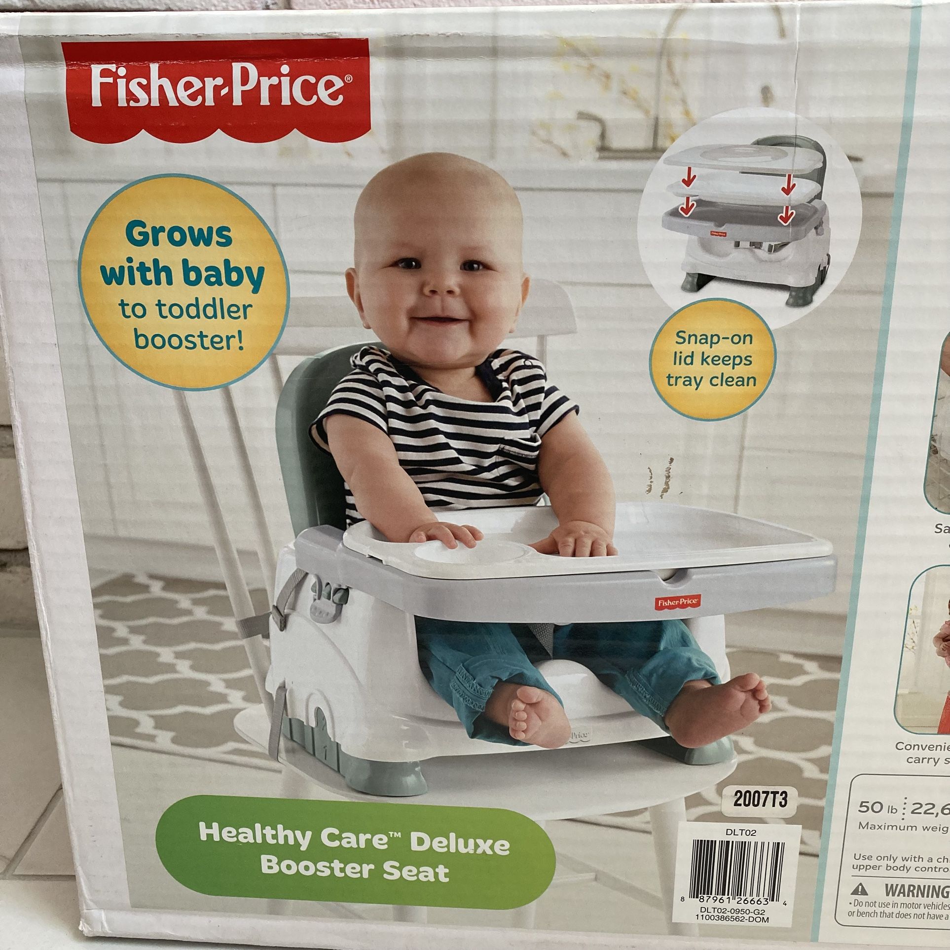 Booster Seat for Dining Chair & Travel - Baby to Toddler