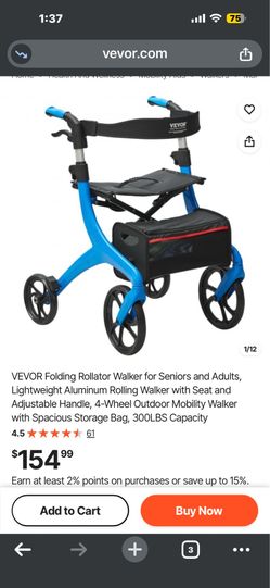 VEVOR ROLLING WALKER