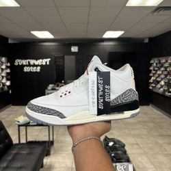 Jordan 3 White Cement Size 10 Available In Store!