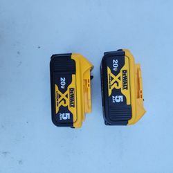 DEWALT20V-5AH BATTERY.  