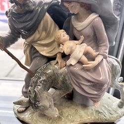 Classic Treasures Escape to Egypt Sculpture Baby Jesus Mary & Joseph Religious