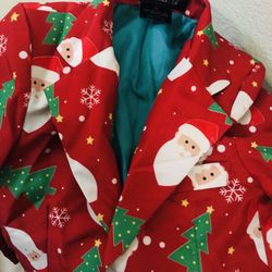 Suitmeister Christmas Suit Jacket Blazer Size 4-6 Boys