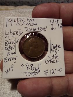 🇺🇸 "A. Lincoln Wheat🌾 Penny."(1945= "P") Wt:2.72( W./ Errors