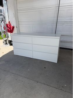 6 drawer white IKEA dresser!