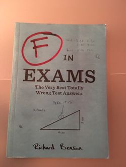 F in exams book