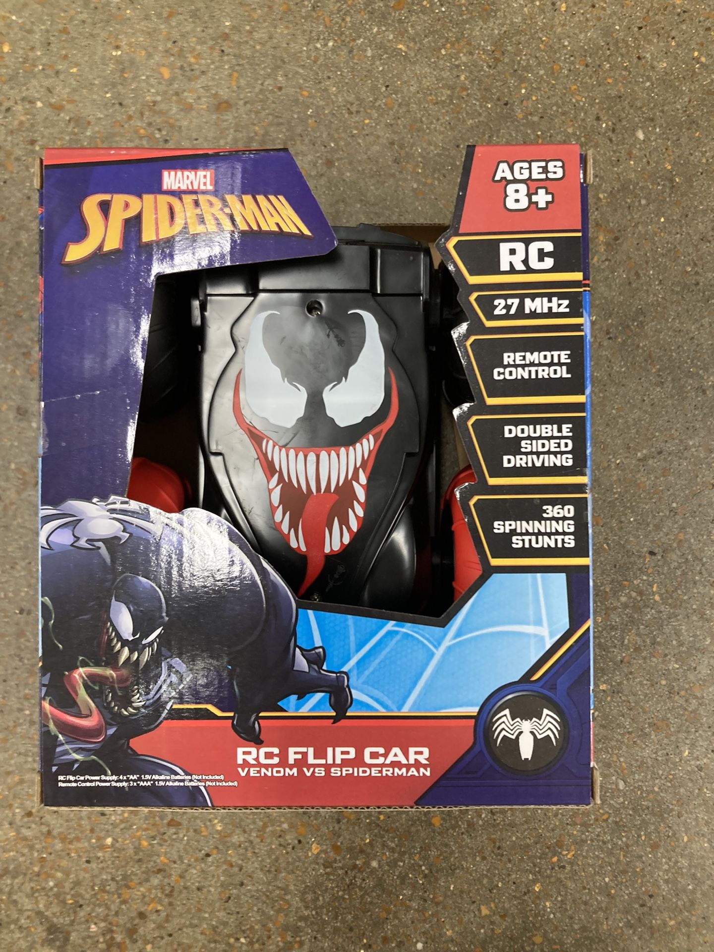 NWT Spider-Man RC Flip Car