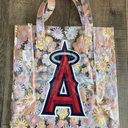 cute womens angels re usable tote bag