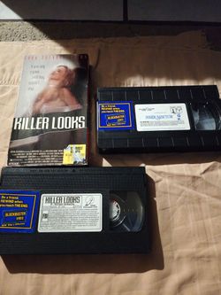 Killer Looks OOP VHS + INNER SANCTUM EROTIC THRILLER R rated Vhs Lot