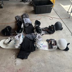 His and Her Snowboard Package