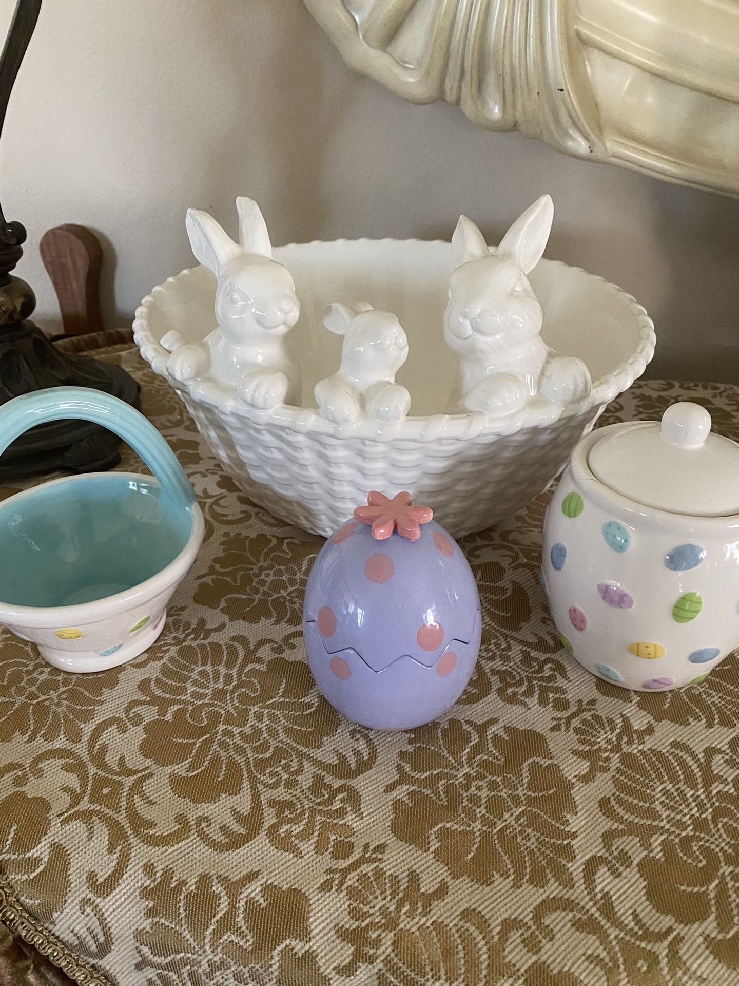 Pottery Barn Rabbit Bowl