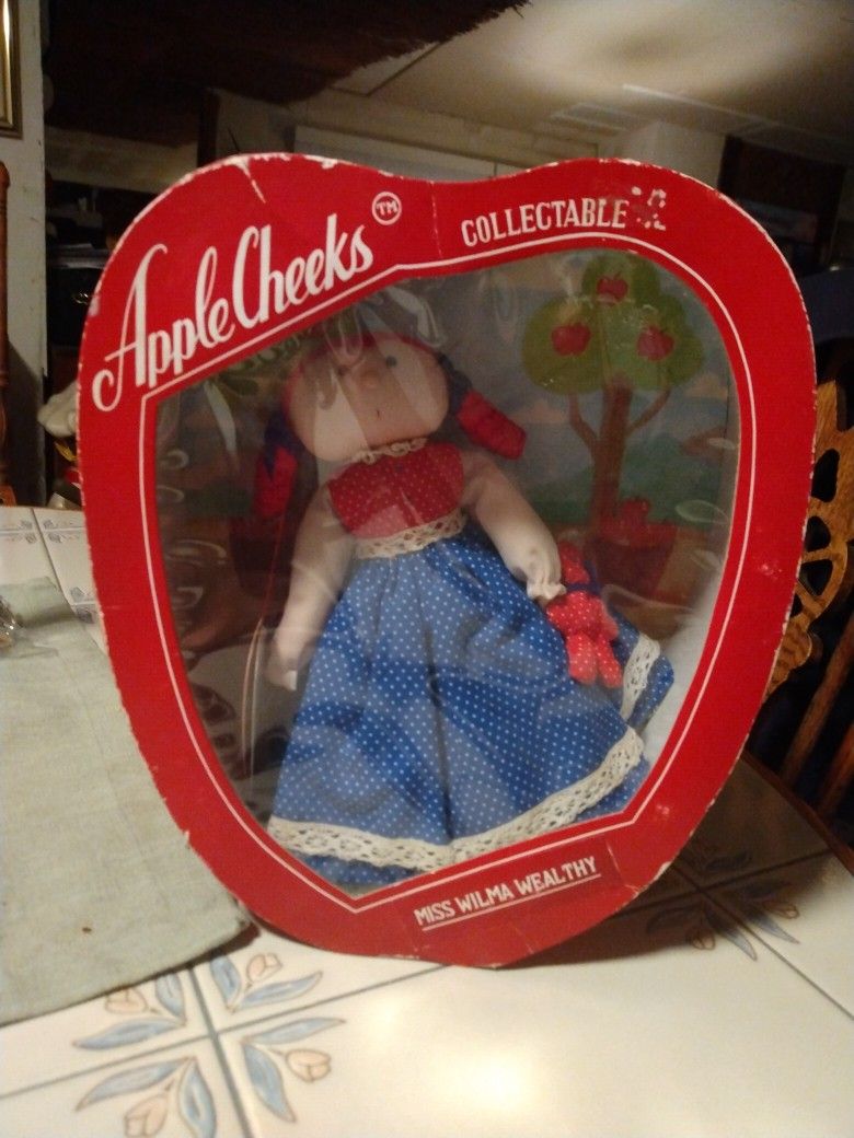 Vintage Apple Cheeks Doll